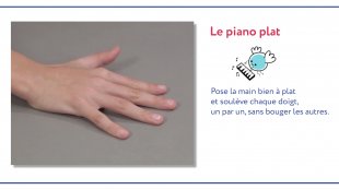 Le piano plat